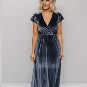 ISO: baltic born blue liza velvet maxi dress!